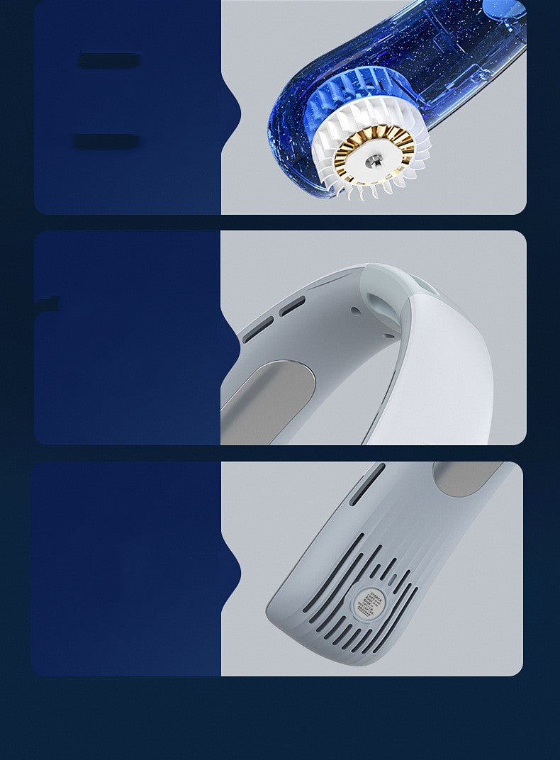 Portable Bladeless Hanging Neck Fan - Frugal Finds