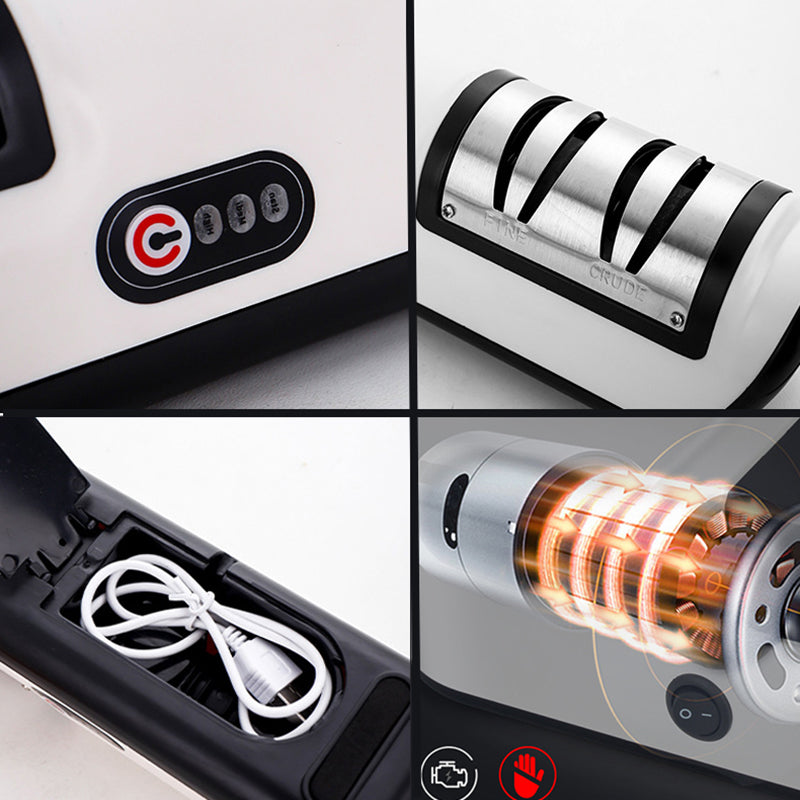 USB Automatic Electric Knife Sharpener - Frugal Finds